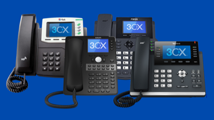 Which handsets are compatible with 3cx?